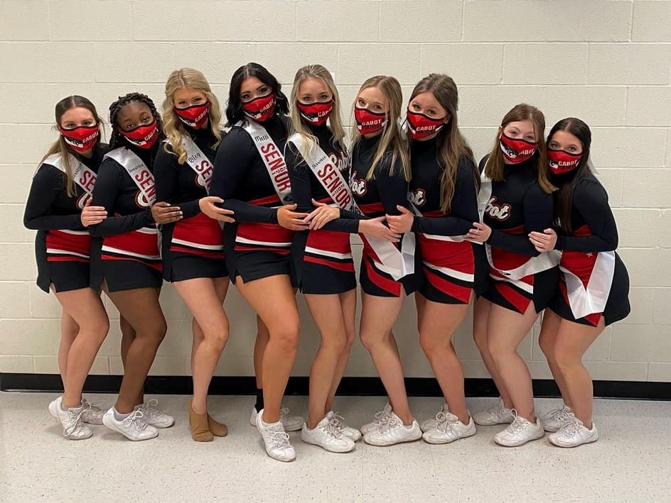 CHS Dance Team Seniors at Senior Night 2021